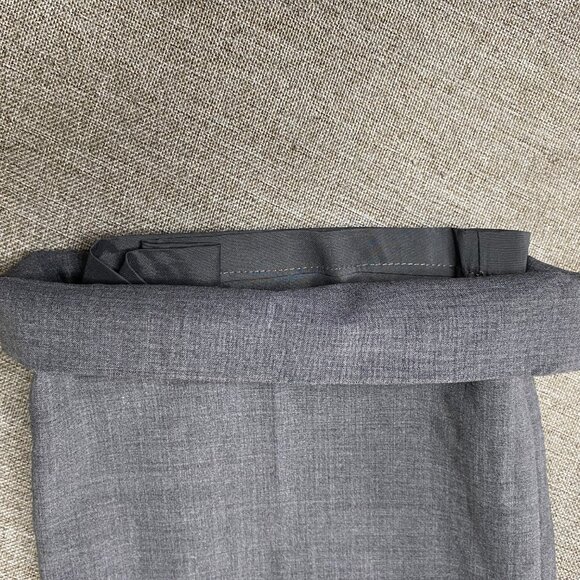 Banana Republic Martin Fit Wool Blend Dress Pants Women 4 Stretch Dark Gray - Picture 9 of 15